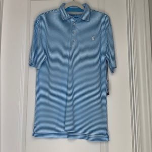 Johnnie-o Striped s/s men’s polo shirt